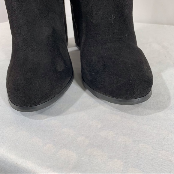 So Me Women’s Size 7 Vegan Suede Over The Knee Heeled Boots - Picture 6 of 15